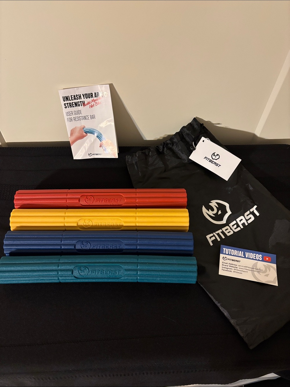 Fitbeast Resistance Bars for Recovery and relief for tennis elbow/golfer’s elbow